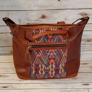 Leather Weekender Bag